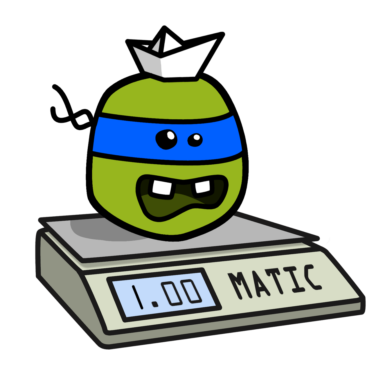 Pea on a balance